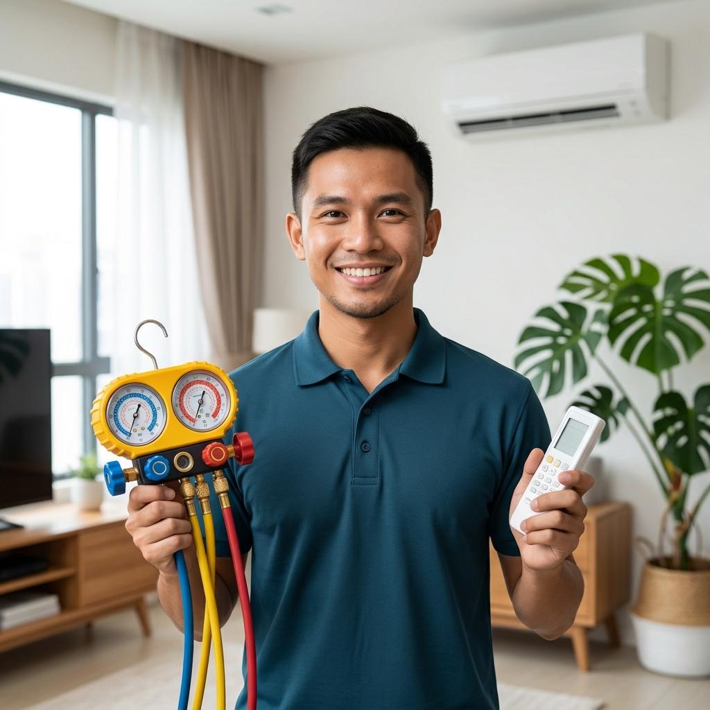 Amirul, Senior Cleaning & Servicing Specialist at Maju Jaya Aircond & Electrical Works